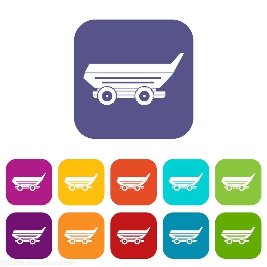 汽车拖车图标设计指南 追求视觉平整与清晰辨识